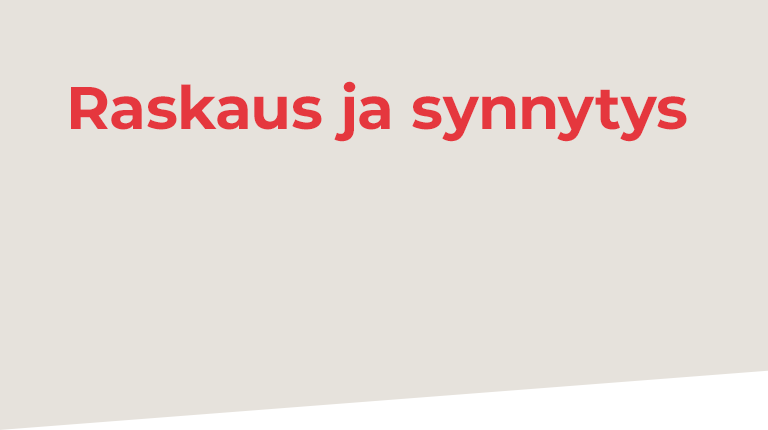 Raskaus ja synnytys
