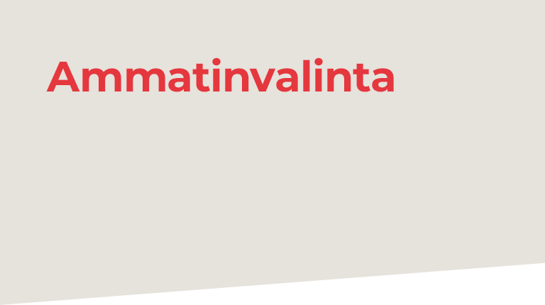 Ammatinvalinta